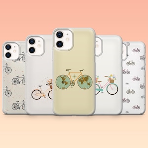 Bicycle Phone Case Cyclist Bike Cover iPhone 16 16e 15 14 13 12 Samsung S25 S25 Edge S24 S23FE S22 A16 A56 Pixel 9Pro 8A 9A