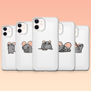 Funny rat Phone Case Animal Rodent Mouse Cover iPhone 16 16e 15 14 13 12 Samsung S25 S25 Edge S24 S23FE S22 A16 A56 8A 9A