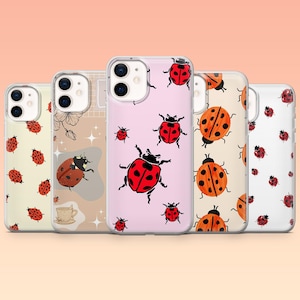 Ladybug Phone Case Ladybirds Summer insect Cover iPhone 16 16e 15 14 13 12 Samsung S25 S25 Edge S24 S23FE S22 A16 A56 Pixel 9Pro 9A