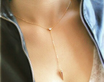 Pendulum Necklace, Gold Pendulum, Y Necklace, Boho Necklace, Gold Pendulum Necklace, Long Necklace, Bohemian Necklace, Gold Filled