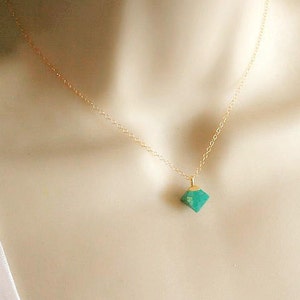 Turquoise Necklace, Boho Jewelry, Turquoise Dainty Necklace, Gold Layered Necklace, Turquoise Jewelry, Beach Wedding Jewelry