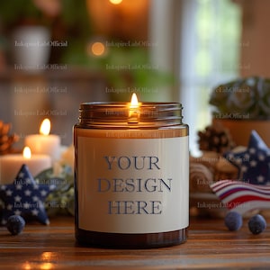 Printify Candle Mockup, Candle Mockup, POD Candle Template, soy candle mockup, Printify Candle Mockup, Best Mockup for White Candles, Canva