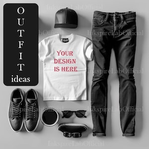 Bella Canvas 3001 White Shirt Mockup, T-shirt Mockup, 3001 Bella Canvas, Shirt Model Mockup T-Shirt Mockup, Bella Canvas White TShirt Mockup