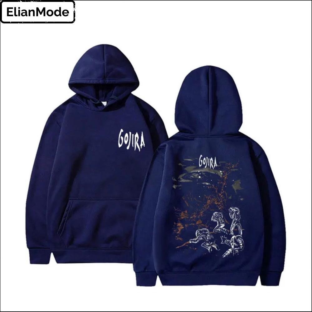 Gojira Hoodie - Metal Band Hoodie - Rock Music Hoodie - Vintage Band Hoodie - Oversized Hoodie - Streetwear Hoodie Teesummer