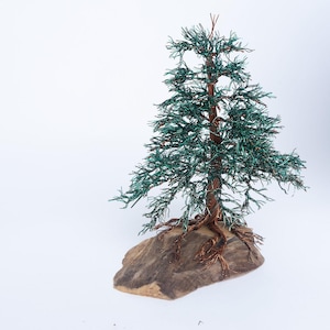 Wire Tree Sculpture, Wire Trees, Wire Art, Copper trees, Tree Sculpture, Flowers, Wire Bonsai, Photo Tree, Pine tree, Christmas Tree
