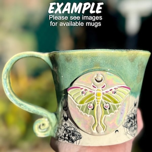 Luna Moth Mugs