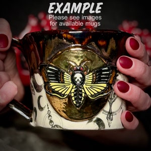 Deaths Head Moth Mugs