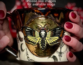 Deaths Head Moth Mugs
