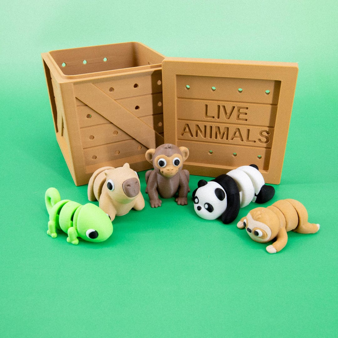 Portable Animals Pocket Pals Jungle Jamboree – Mini Rainforest Animal Set + “LIVE ...