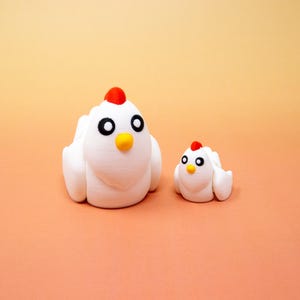 3D Gedrucktes Gelenk Huhn Fidget Spielzeug: Flexi Farm Animal Dekor