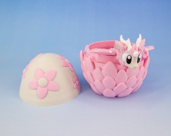 Giocattolo Fidget articolato a forma di drago: decorazione da scrivania cinetica stampata in 3D a forma di fiore di ciliegio rosa, figura antistress