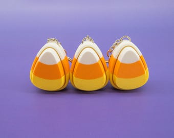 Juego de 3 llaveros antiestrés con forma de maíz dulce: un juguete único para llavero.