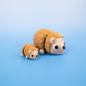 Flexi Hedgehog Fidget Toy: 3D Printed Sensory Mini Animal