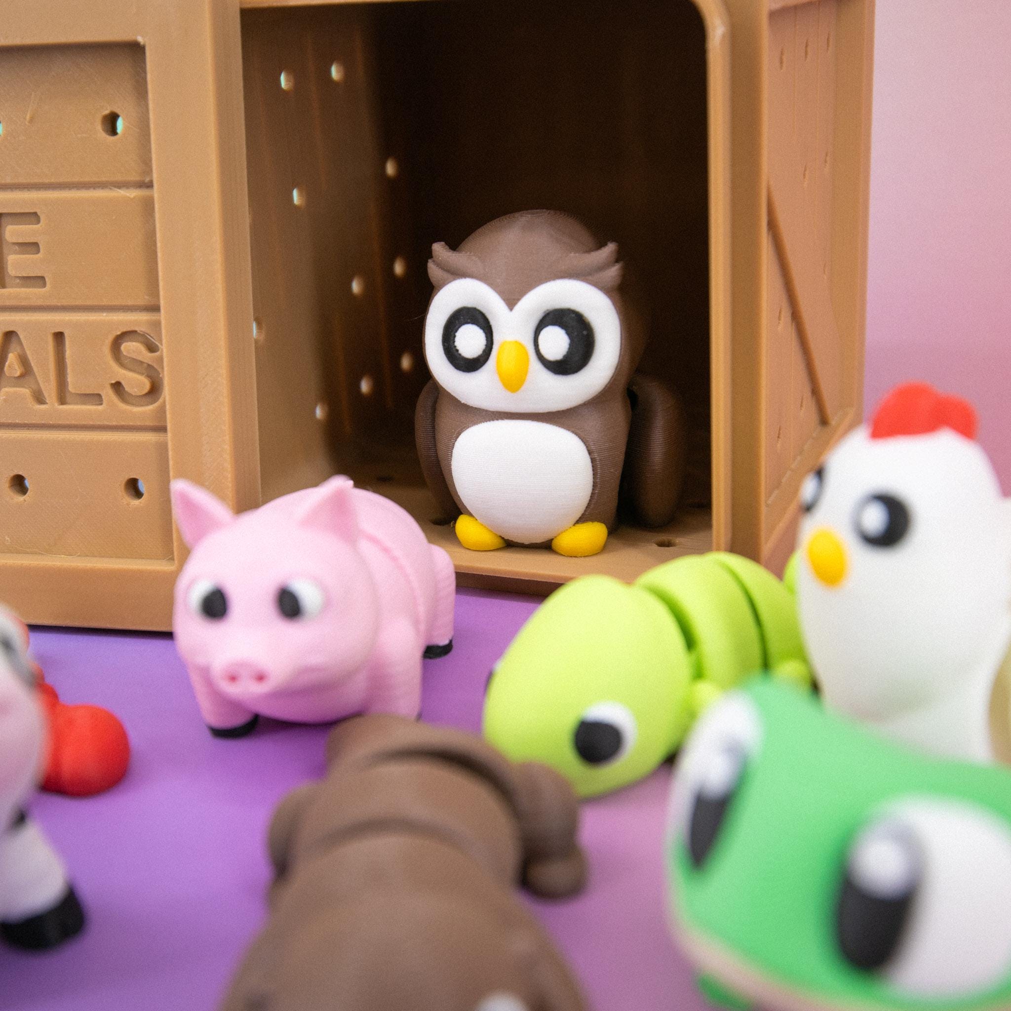Mini Articulated Animal Fidget Toy Mystery Box: 3D Printed Mini Flexi ...