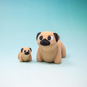 3D Printed Fidget Pug Toy: Articulated Stress Relief Animal