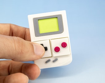 Game Boy Fidget Clicker Keychain: 3D Printed Retro Nintendo Toy