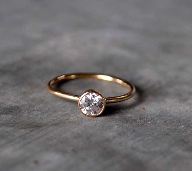 Diamond engagement ring | Etsy