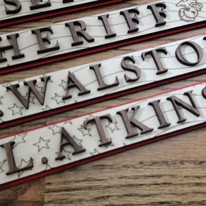 Fire Fighter Name Tag-Fire Fighter Gear Rack Locker Personalized Name Plates-fire accessories-Fire Fighter Gifts-Fire Volunteer