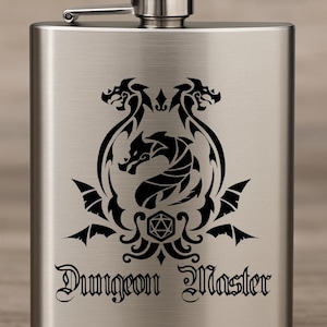 Dungeons and Dragons inspired Class Hipflasks