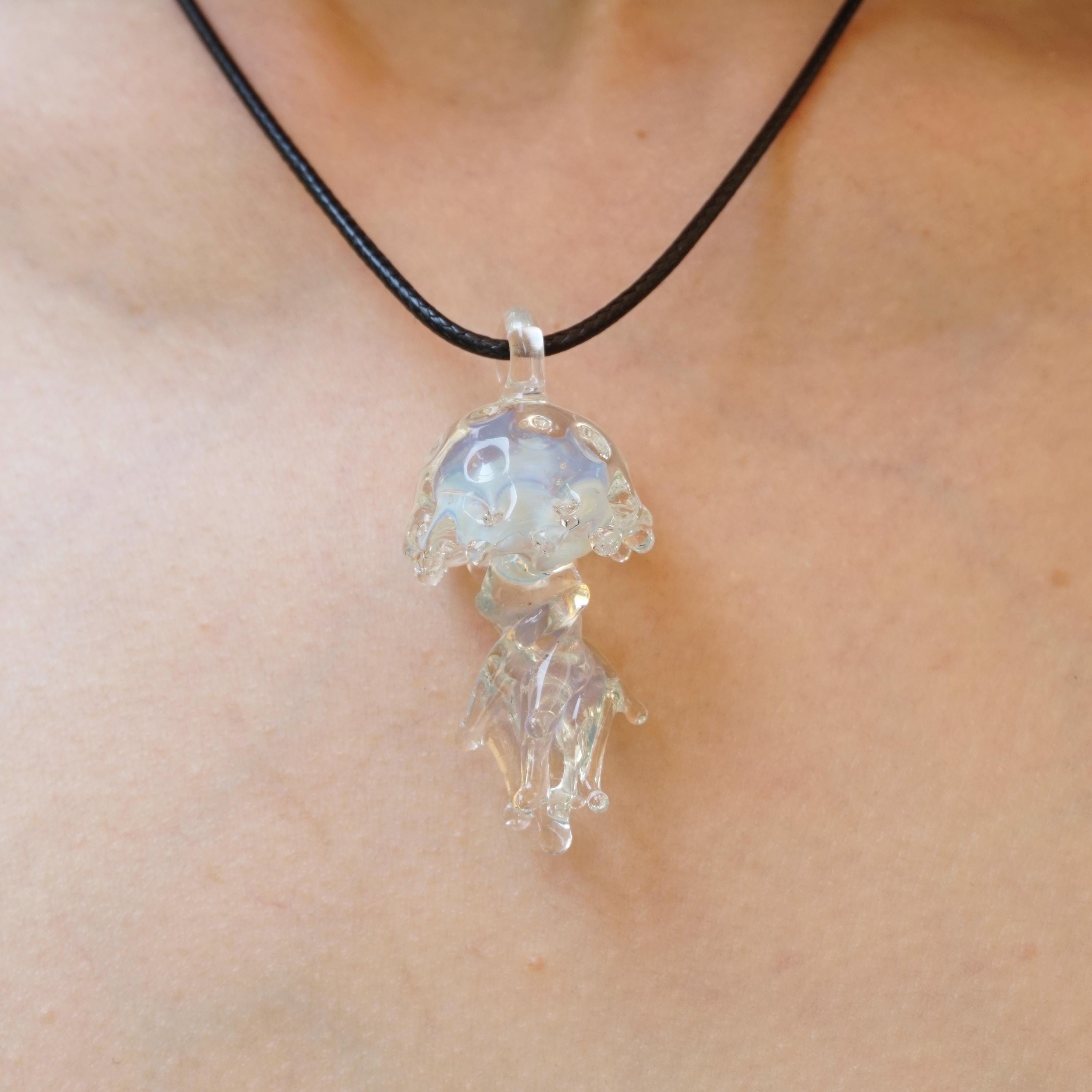 Jellyfish Necklace - Etsy