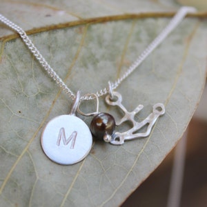 Driftless - Anchor and Initial Necklace