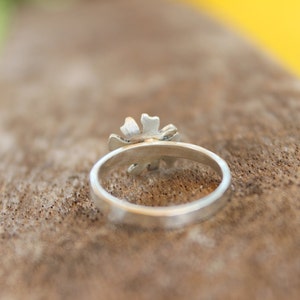 Daisy Ring Wild and Free Daisy Ring Sterling Silver Flower Ring image 9