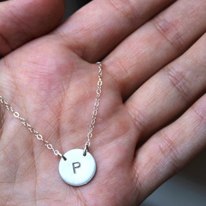 The Pop Star Necklace Simple Any Initial Necklace image 4