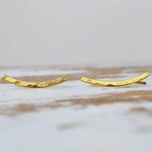 Daybreak Gold Ear Crawlers - 18k Gold Vermeil