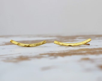 Daybreak Gold Ear Crawlers - 18k Gold Vermeil