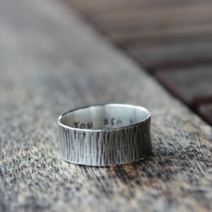 Personalized Woodgrain You are home. Ring image 4