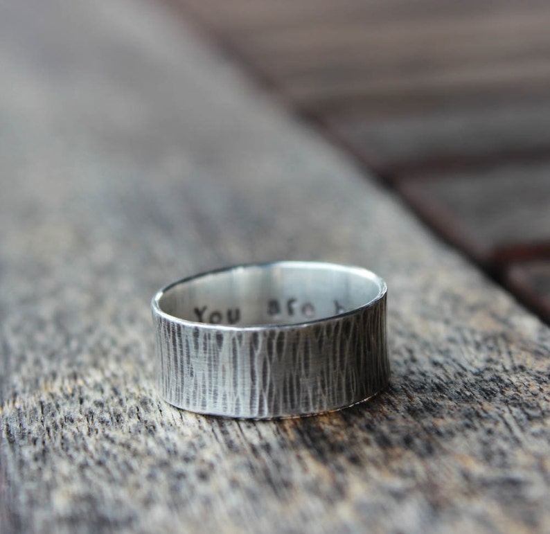 Personalized Woodgrain You are home. Ring image 4