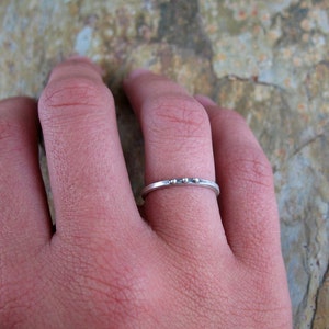 Simple Silver Dots Ring image 4