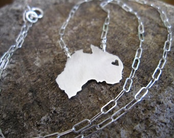 Australia Love Necklace