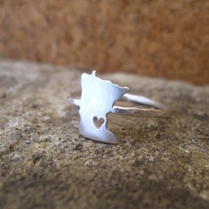 6 Bridesmaid Gifts Any State Love Ring image 3
