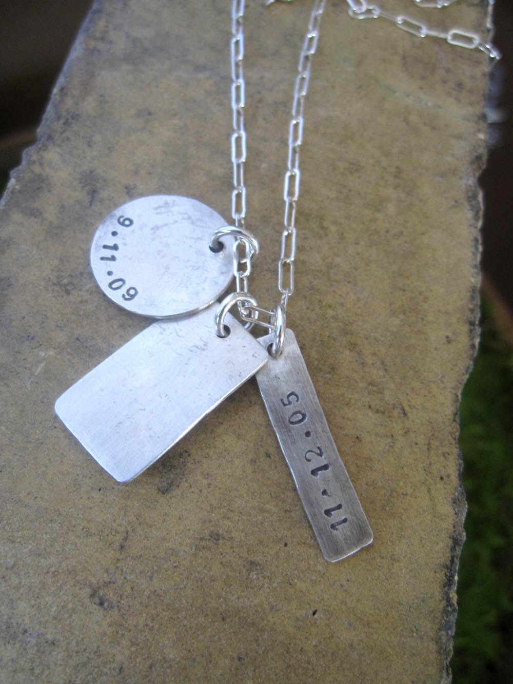 Custom Family Names Necklace Etsy