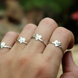 4 Bridesmaid Gift Rings - Personalized Initials