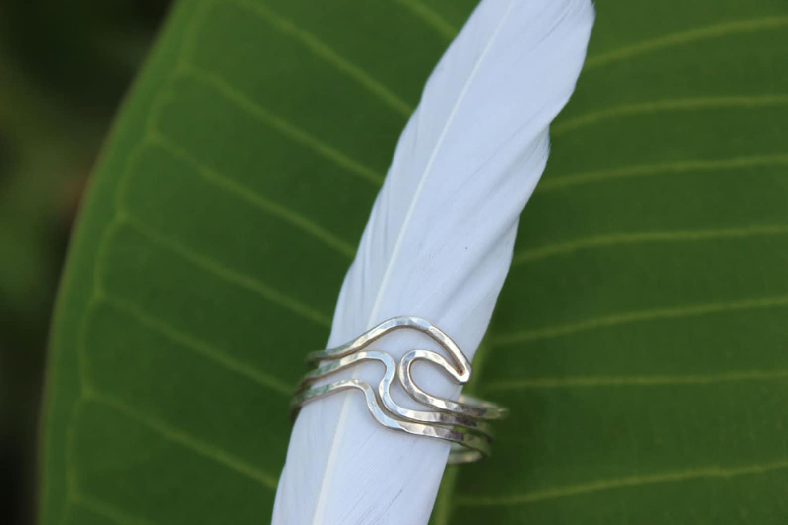 Rolling Waves Stacking Rings - Wave Ring - Beach Jewelry - Surfer Ring - Surf Jewelry - Etsy