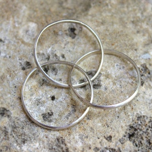 Three Band Rolling Ring Russian Wedding Ring Interlocking Puzzle Ring image 4