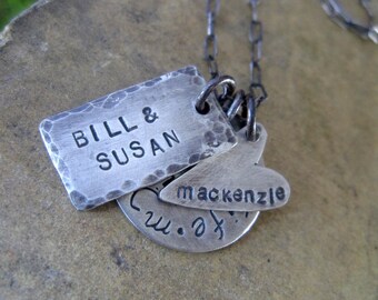 Custom Family Names Necklace