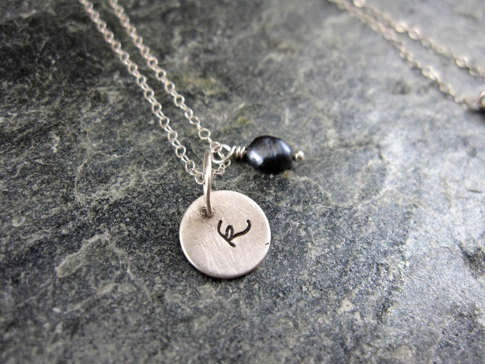 Simple Initial Chain Simple Initial Necklace - Etsy