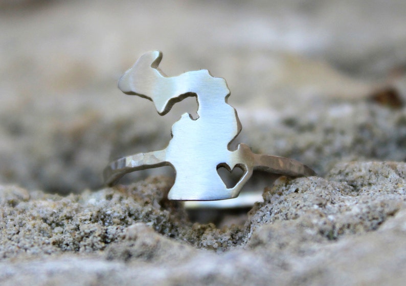 6 Bridesmaid Gifts Any State Love Ring image 2
