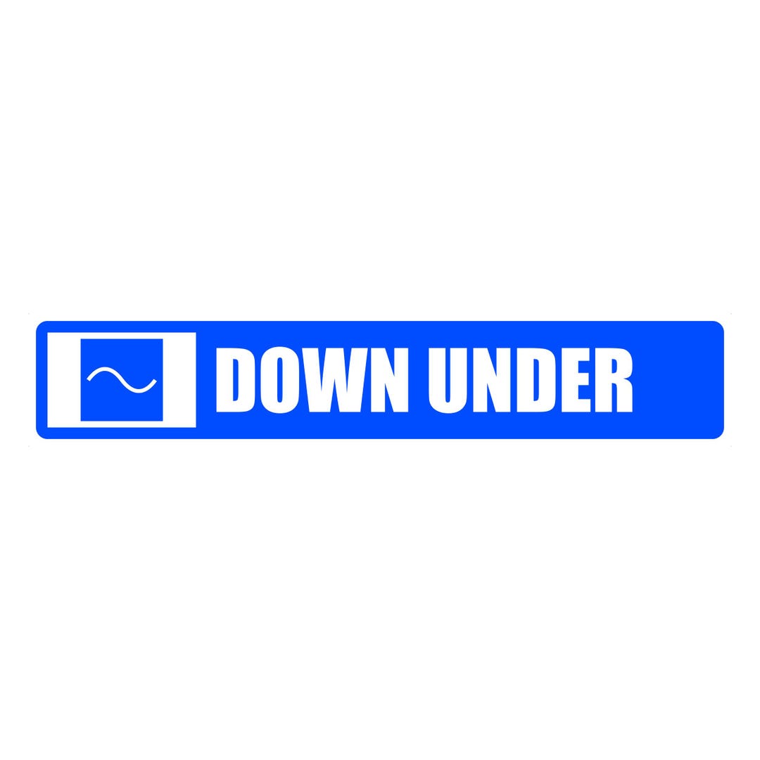 Underdown Sign Down Under Trail Sign - Etsy