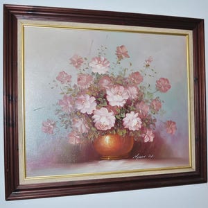 A master pcs Original Oil Painting On Canvas Still Life Robert Cox (1934-2001)