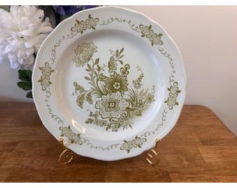 Royal Staffordshire Side Plate – Hathaway Ironstone by J&G Meakin England Green