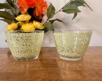 IKEA Godta Glasschüssel, 9er Set, grün, 1990, Made in France