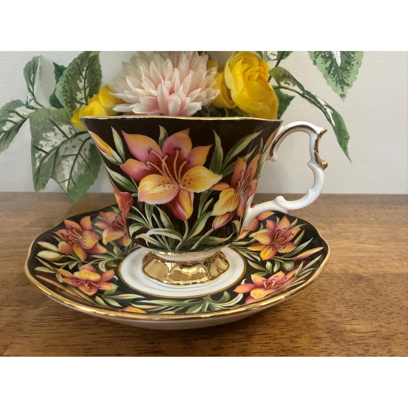 Royal Albert Prairie Lily Provincial Flowers Teacup and Saucer