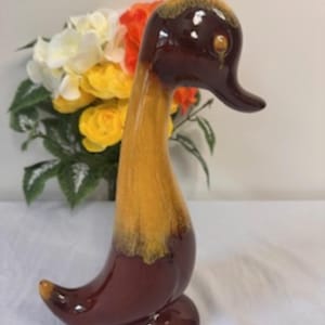 Ernte-Entenfigur aus den 50er/60er Jahren von Blue Mountain Pottery –).