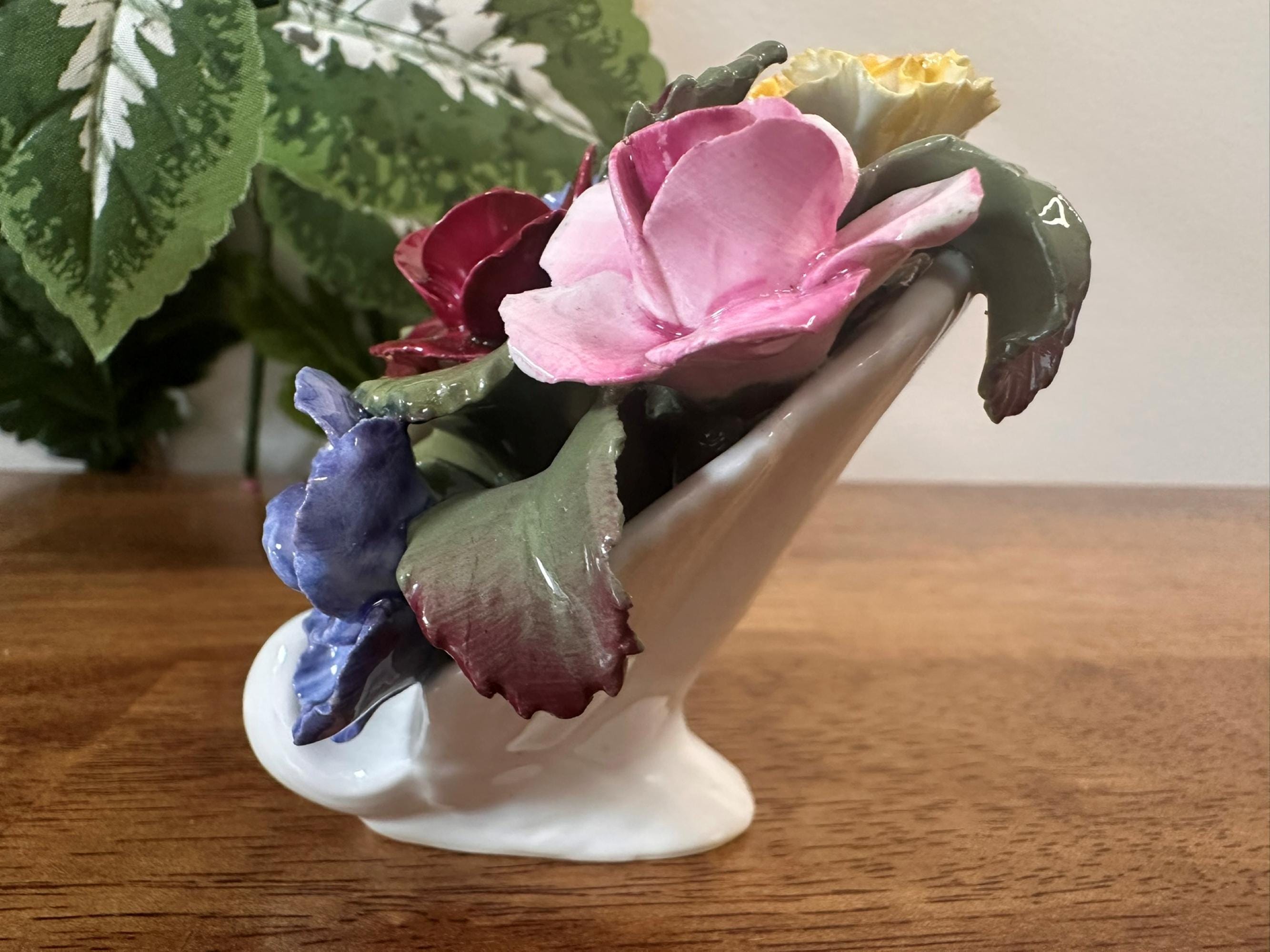 Aynsley Fine Bone China Floral Bouquet Arrangement Vintage English