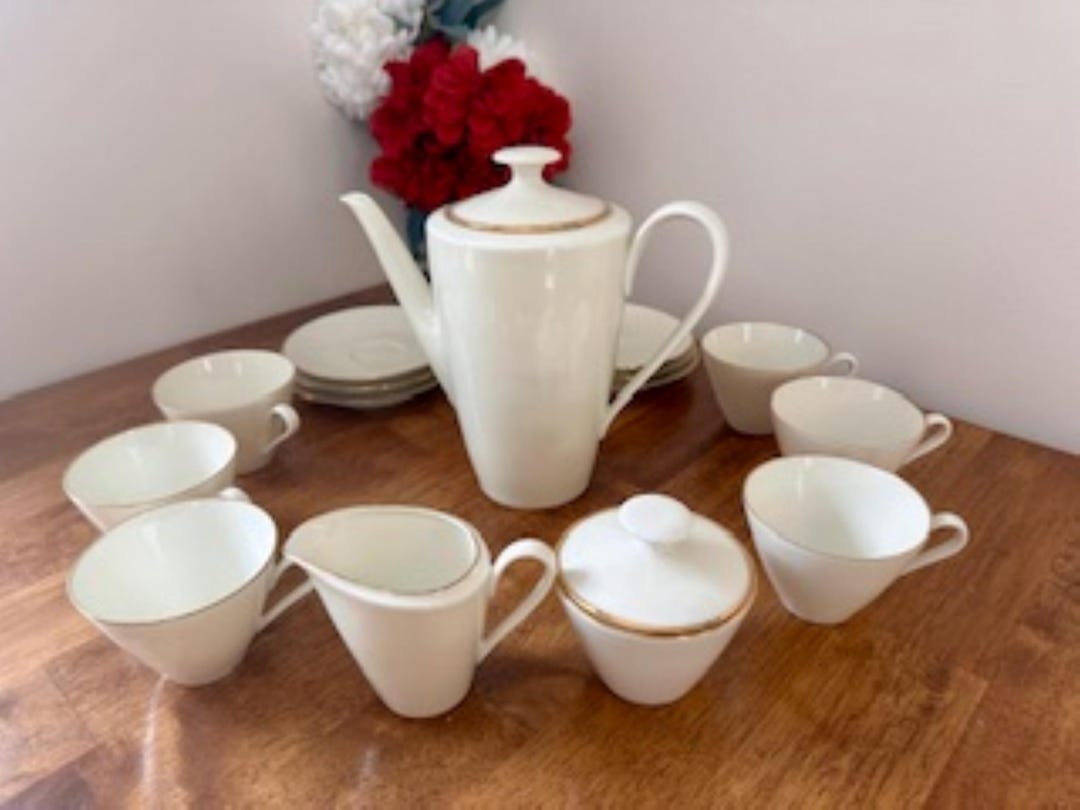Vintage Alka-kunst Alboth & Kaiser Bavaria Porcelain Coffee Set