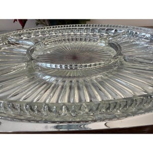 Vintage Gourmates Glo-Hill Canada Atomic Tray Chrome Platter Ruby Handles MCM image 6